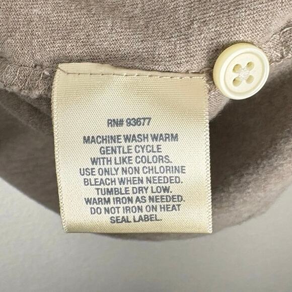 St. John’s Bay Quality Menswear Men’s Beige 100% Cotton Short Sleeve Polo Shirt - Picture 5 of 6